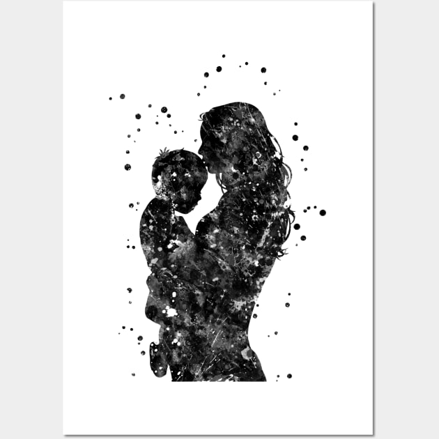 Mother and son Wall Art by RosaliArt